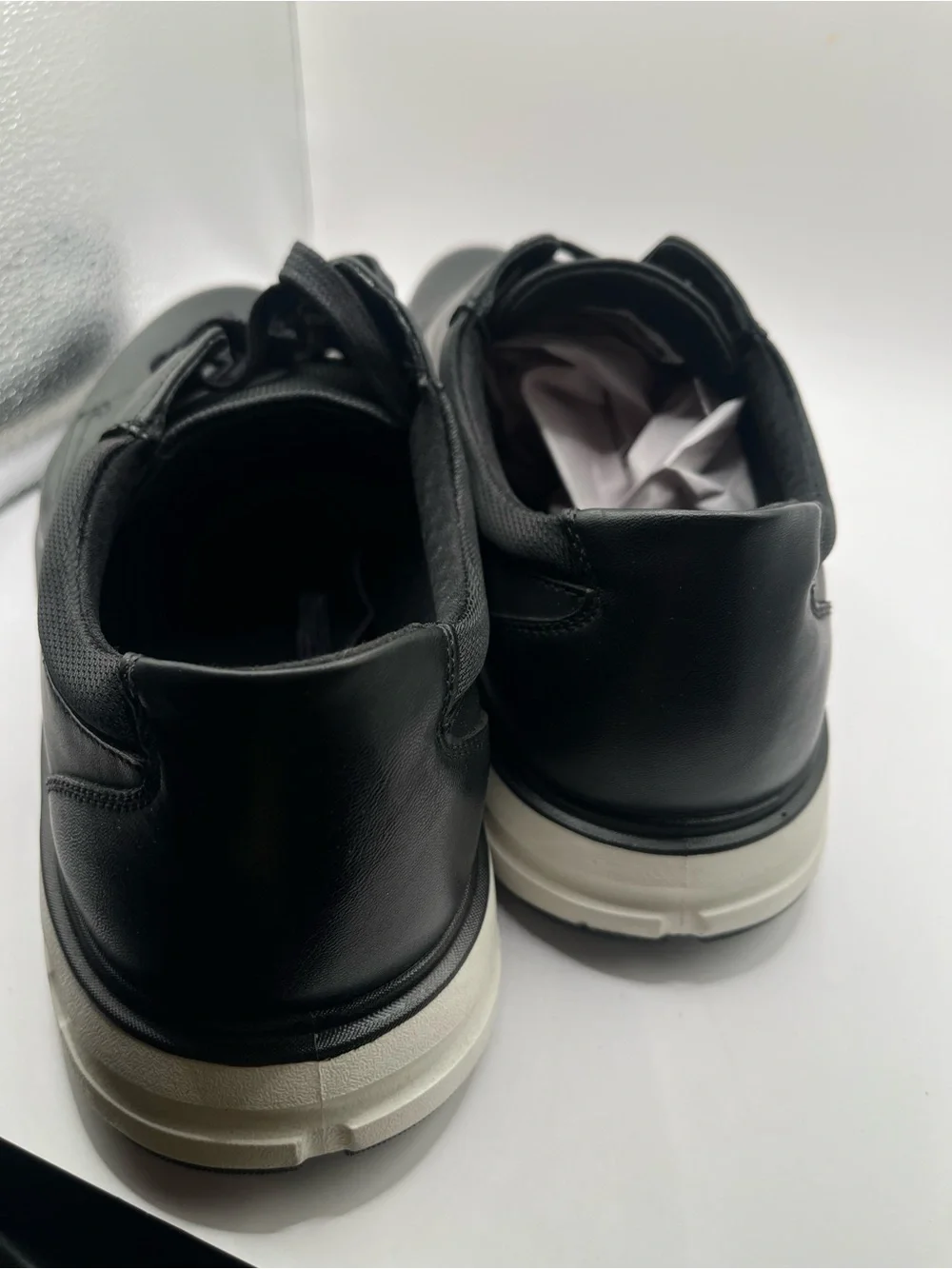 Lands' End New Men's Black Casual Lace-Up Shoes
